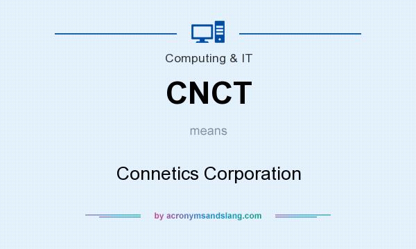 What does CNCT mean? It stands for Connetics Corporation