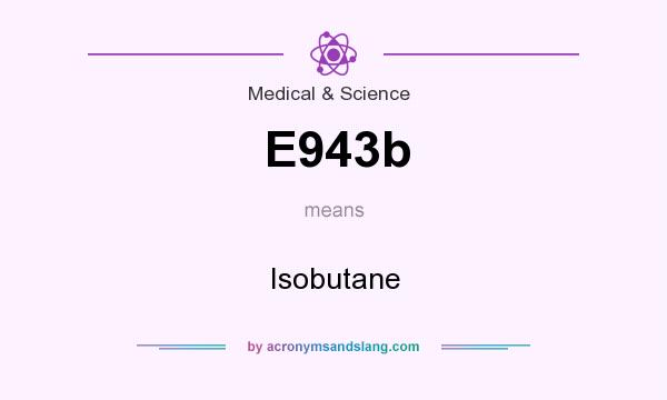 What does E943b mean? It stands for Isobutane
