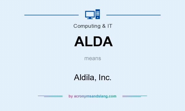 What does ALDA mean? It stands for Aldila, Inc.