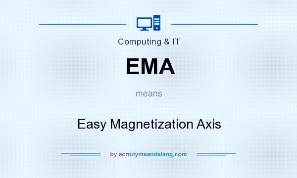 What does EMA mean? It stands for Easy Magnetization Axis