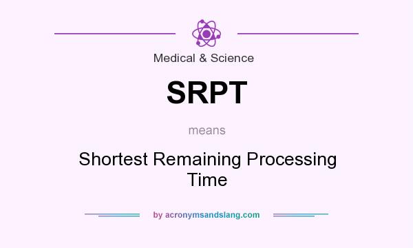 What does SRPT mean? It stands for Shortest Remaining Processing Time