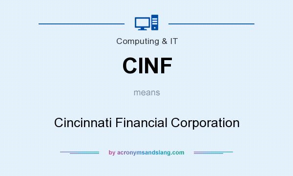 What does CINF mean? It stands for Cincinnati Financial Corporation