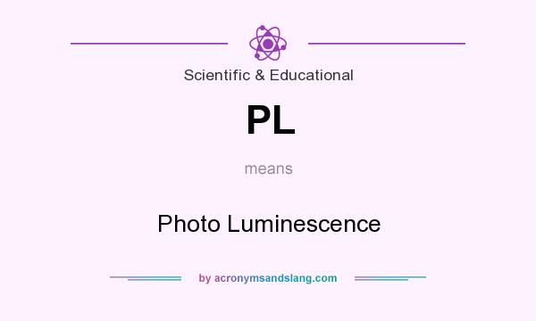 What does PL mean? It stands for Photo Luminescence