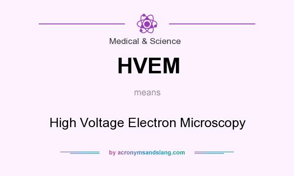 What does HVEM mean? It stands for High Voltage Electron Microscopy