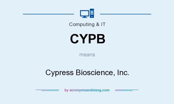 What does CYPB mean? It stands for Cypress Bioscience, Inc.