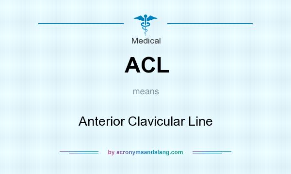 What does ACL mean? It stands for Anterior Clavicular Line