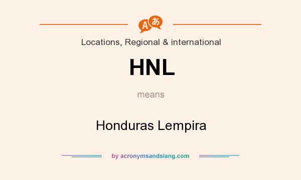 What does HNL mean? It stands for Honduras Lempira