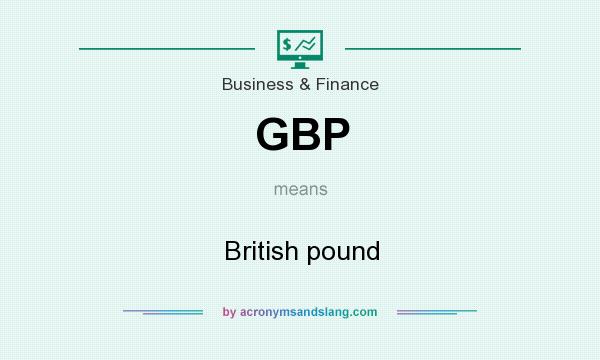 What does GBP mean? It stands for British pound