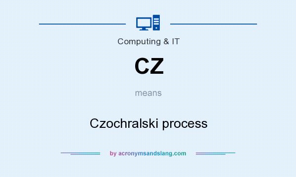 What does CZ mean? It stands for Czochralski process