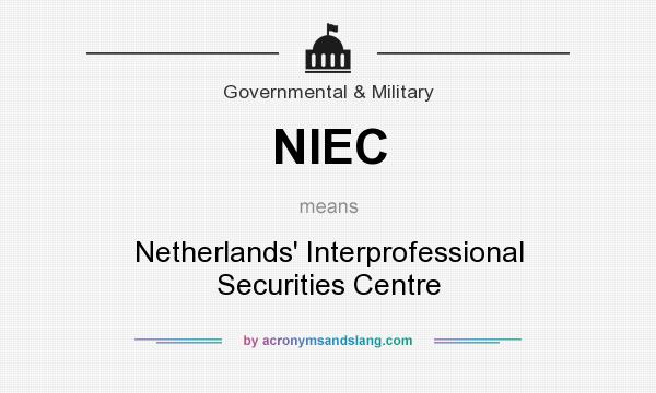 What does NIEC mean? It stands for Netherlands` Interprofessional Securities Centre