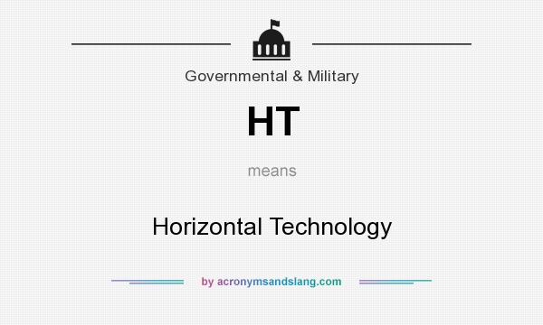 What does HT mean? It stands for Horizontal Technology