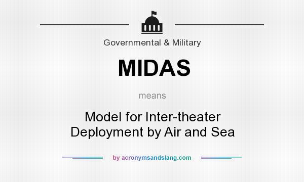 What does MIDAS mean? It stands for Model for Inter-theater Deployment by Air and Sea