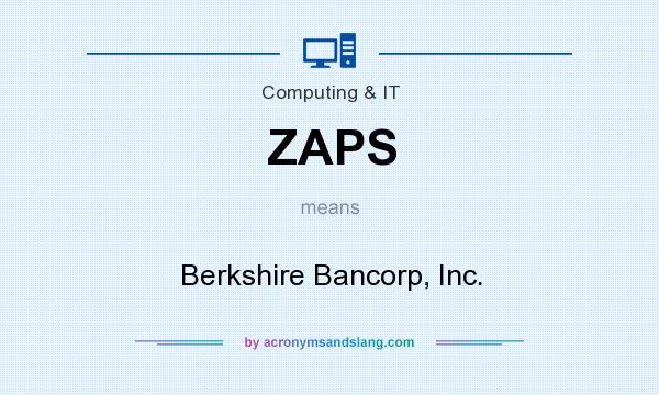 What does ZAPS mean? It stands for Berkshire Bancorp, Inc.
