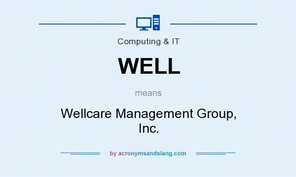 What does WELL mean? It stands for Wellcare Management Group, Inc.