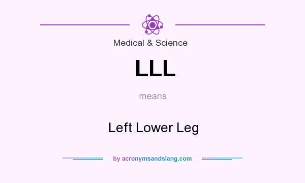 What does LLL mean? It stands for Left Lower Leg
