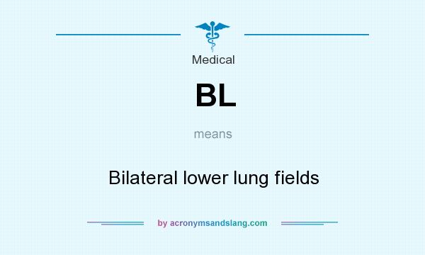 What does BL mean? It stands for Bilateral lower lung fields