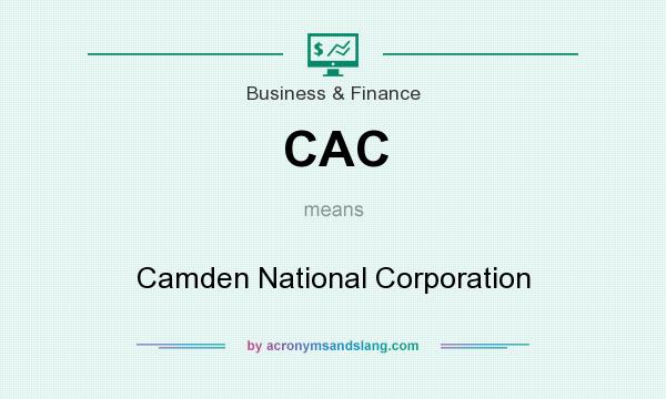 What does CAC mean? It stands for Camden National Corporation