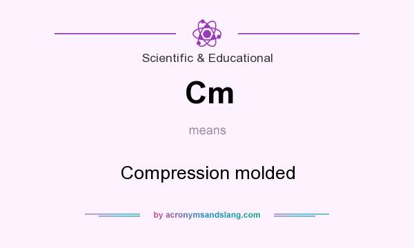 What does Cm mean? It stands for Compression molded