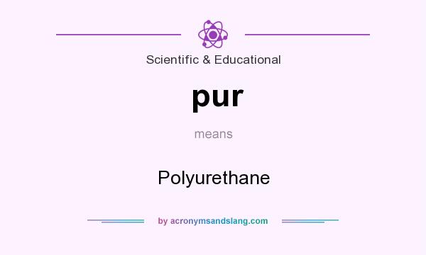 What does pur mean? It stands for Polyurethane