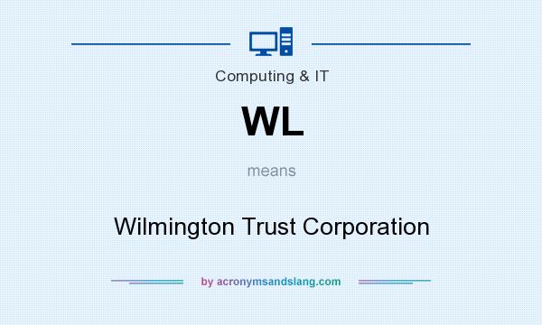What does WL mean? It stands for Wilmington Trust Corporation