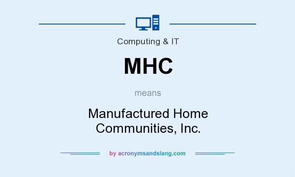 What does MHC mean? It stands for Manufactured Home Communities, Inc.