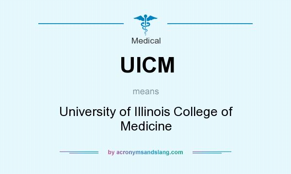 What does UICM mean? It stands for University of Illinois College of Medicine
