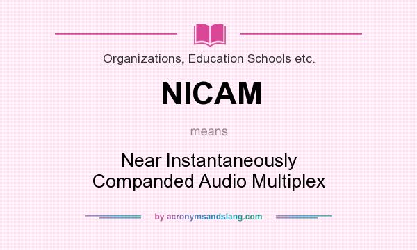 What does NICAM mean? It stands for Near Instantaneously Companded Audio Multiplex