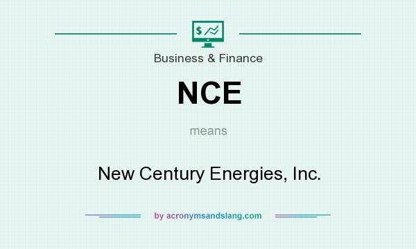 What does NCE mean? It stands for New Century Energies, Inc.