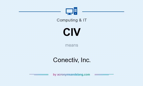 What does CIV mean? It stands for Conectiv, Inc.