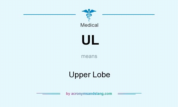What does UL mean? It stands for Upper Lobe