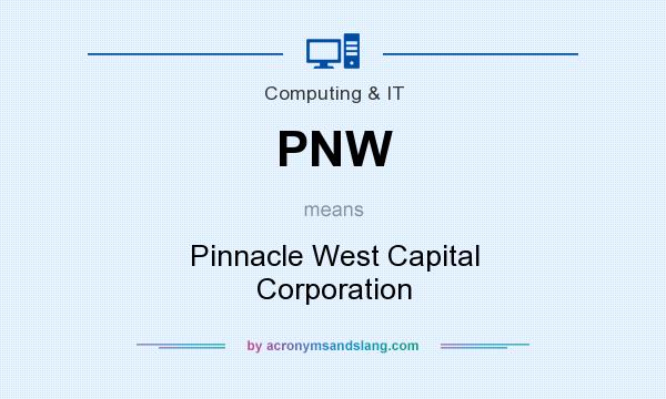 What does PNW mean? It stands for Pinnacle West Capital Corporation