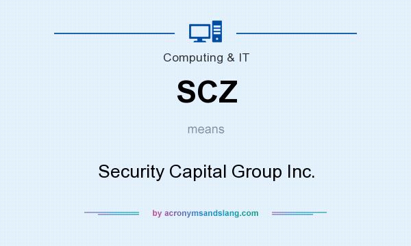 What does SCZ mean? It stands for Security Capital Group Inc.