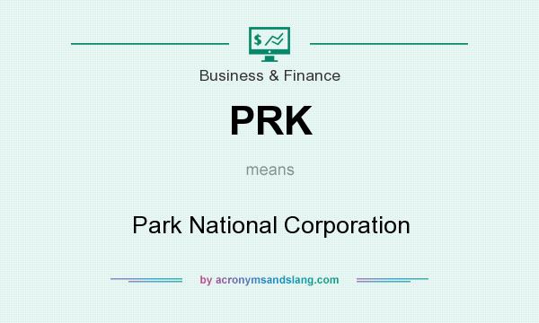 What does PRK mean? It stands for Park National Corporation