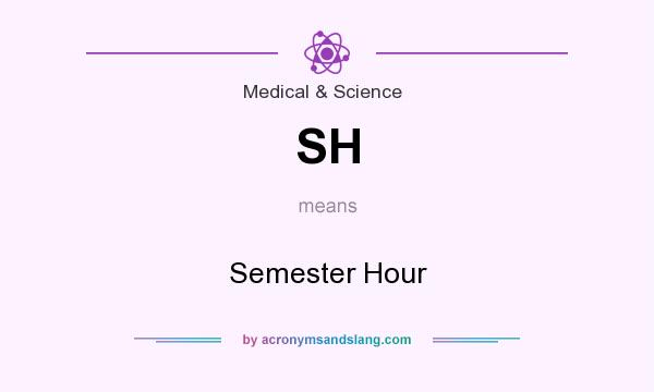 What does SH mean? It stands for Semester Hour