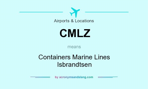 What does CMLZ mean? It stands for Containers Marine Lines Isbrandtsen