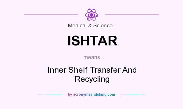 What does ISHTAR mean? It stands for Inner Shelf Transfer And Recycling