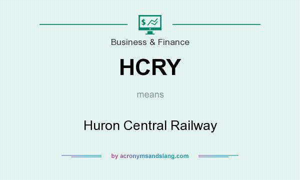 What does HCRY mean? It stands for Huron Central Railway