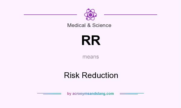 What does RR mean? It stands for Risk Reduction
