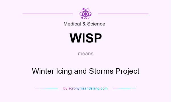What does WISP mean? It stands for Winter Icing and Storms Project