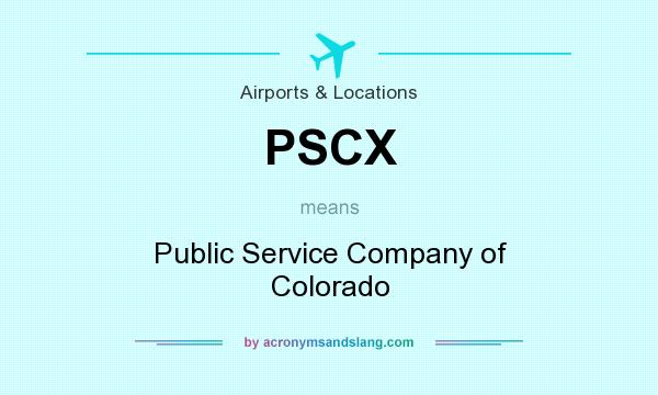 What does PSCX mean? It stands for Public Service Company of Colorado