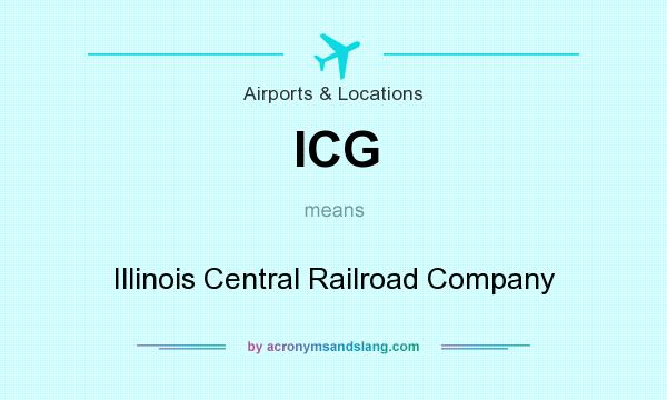 What does ICG mean? It stands for Illinois Central Railroad Company