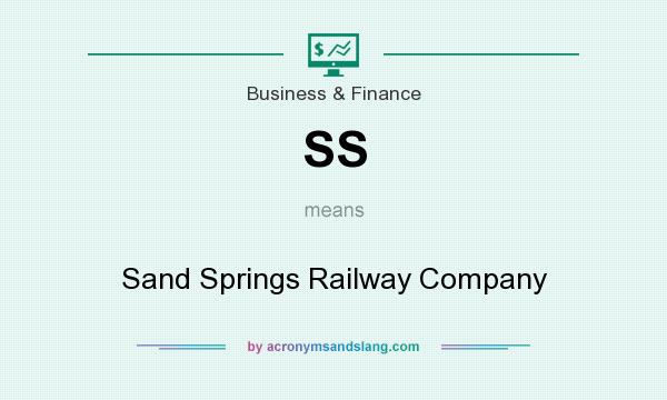 What does SS mean? It stands for Sand Springs Railway Company