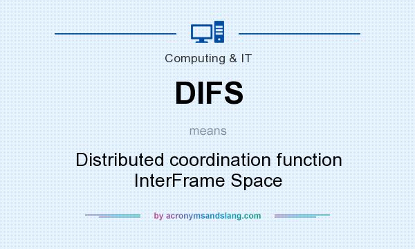 What does DIFS mean? It stands for Distributed coordination function InterFrame Space
