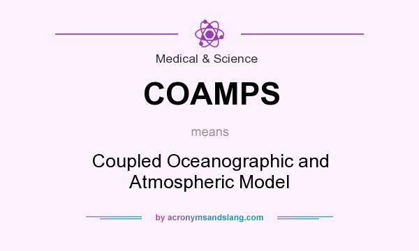 What does COAMPS mean? It stands for Coupled Oceanographic and Atmospheric Model