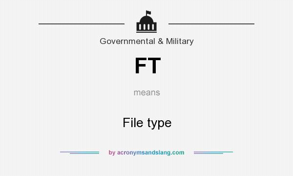 What does FT mean? It stands for File type