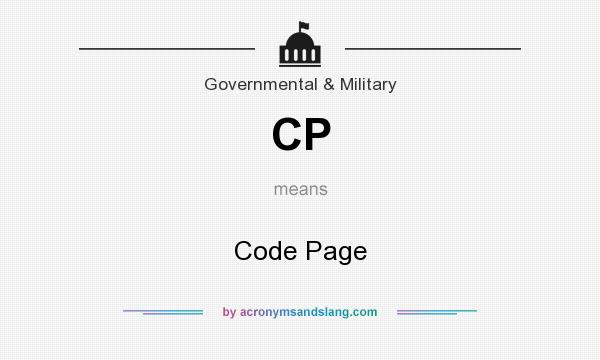 What does CP mean? It stands for Code Page