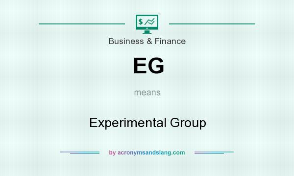 What does EG mean? It stands for Experimental Group