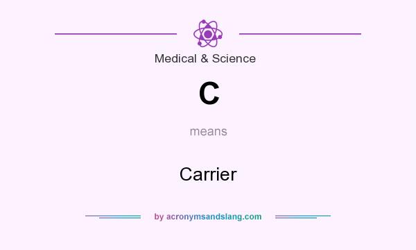 What does C mean? It stands for Carrier