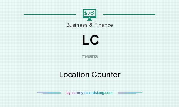 What does LC mean? It stands for Location Counter