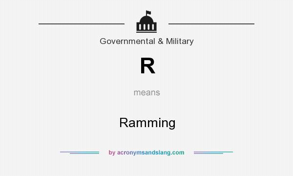 What does R mean? It stands for Ramming